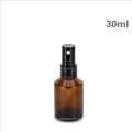 slope shoulder 30ml 60ml 100ml 125ml 200ml amber lotion cosmetic glass bottle